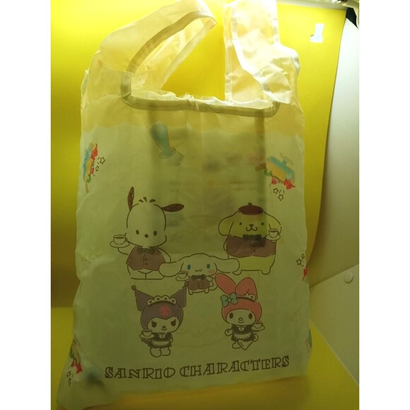 Sanrio Pompompurin Eco Reusable Shopping Portable Foldable Tote Bag. - Picture 6 of 8